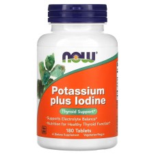 Now Foods Potassium Plus Iodine 180 tabs
