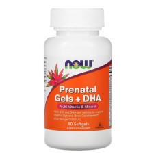 Now Foods Prenatal Gels + DHA 90 softgels