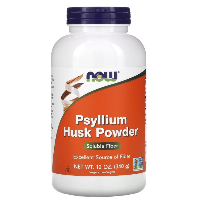 Now Foods Psyllium Husk Powder 340 грам, порошок із лушпиння подорожника
