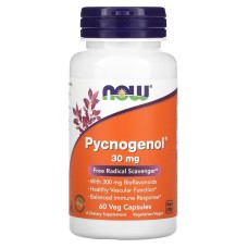Now Foods Pycnogenol 30 mg 60 veg caps