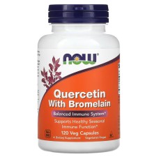 Now Foods Quercetin With Bromelain 120 caps