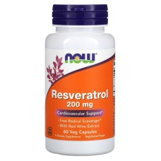 Now Foods Resveratrol 200 mg 60 caps