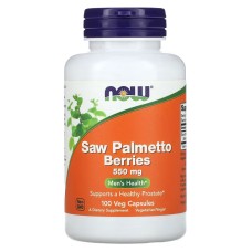 Now Foods Saw Palmetto Berries 550 mg 100 caps