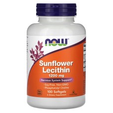 Now Foods Sunflower Lecithin 100 softgels