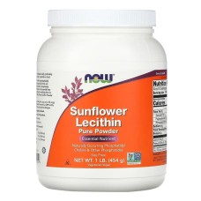 Now Foods Sunflower Lecithin Pure Powder 454 g