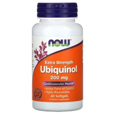 Now Foods Ubiquinol 200 mg 60 softgels