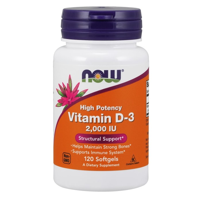 Now Foods Vitamin D-3 120 капсул, вітамін д
