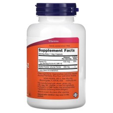 Now Foods Vitamin K-2 100 mcg 250 капсул, вітамін K2 у вигляді менахінону-4
