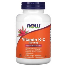 Now Foods Vitamin K-2 100 mcg 250 caps