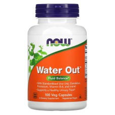 Now Foods Water Out 100 капсул, суміш трав і поживних речовин