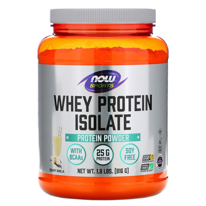 Now Foods Sports Whey Protein Isolate 816 грам, ізолят сироваткового протеїну