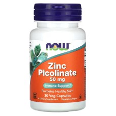 Now Foods Zinc Picolinate 50 mg 30 caps