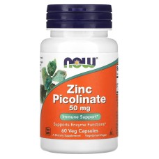 Now Foods Zinc Picolinate 50 mg 60 caps