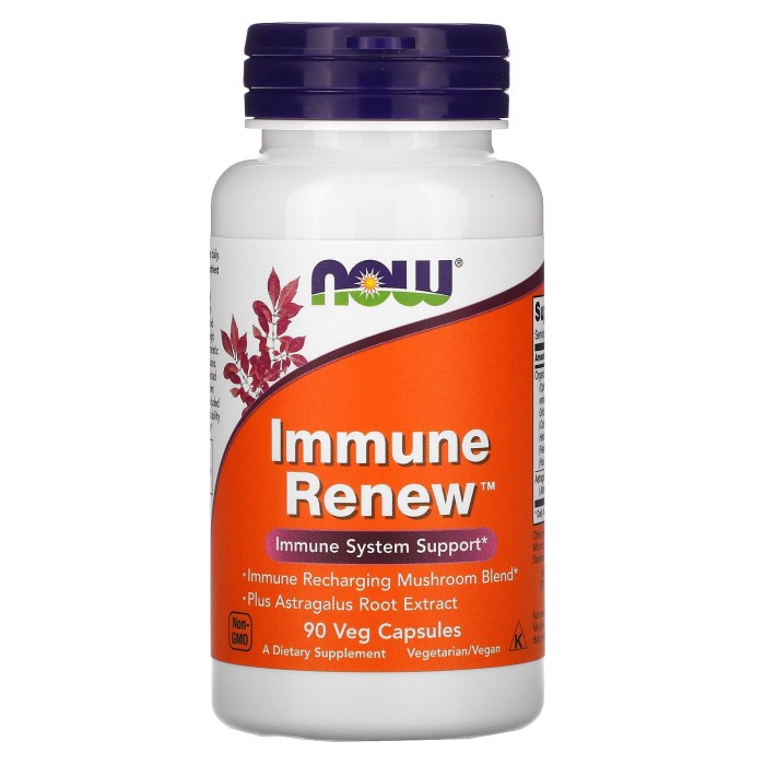 Now Foods Immune Renew 90 рослинних капсул, набір натуральних поживних речовин
