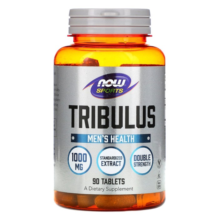 Now Sports Tribulus 1000 mg 90 таблеток, екстракт трібулуса