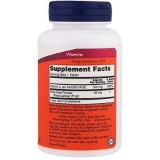 Now Foods C-500 With Rose Hips 250 таблеток, вітамін С (з шипшиною)