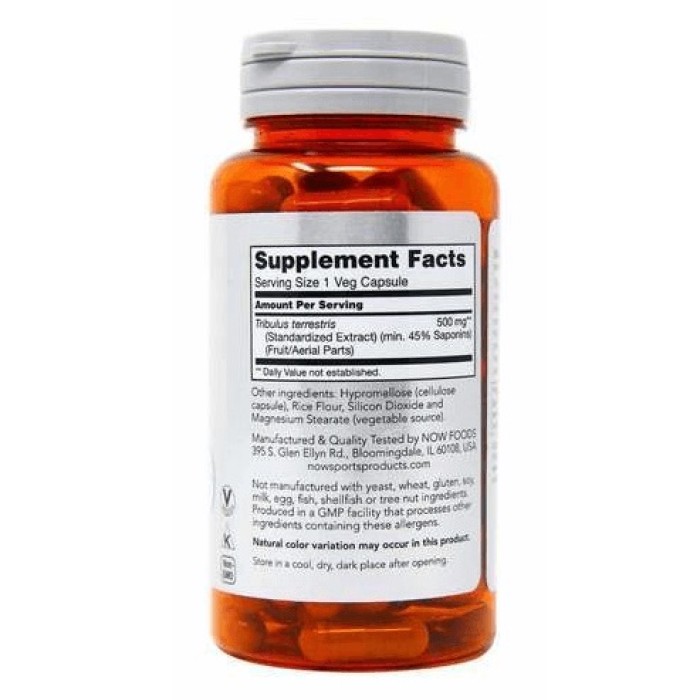 Now Sports Tribulus 500 mg 100 капсул, екстракт трібулуса