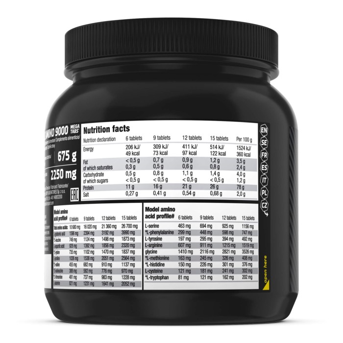 Olimp Anabolic Amino 9000 Mega Tabs 300 таблеток, суміш пептидів і вільних амінокислот