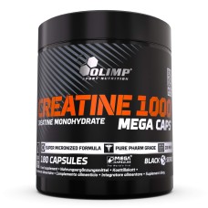 Olimp Creatine 1000 Mega Caps 180 капсул, якісний моногідрат креатину в капсулах