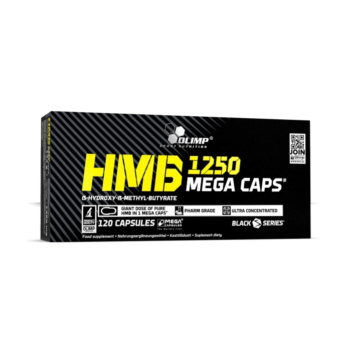 Olimp HMB 1250 Mega Caps 120 капсул, HMB