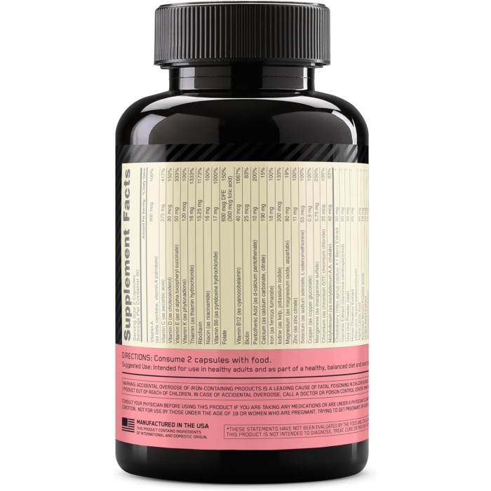 Optimum Nutrition Opti-Women 120 капсул, вітаміни та мінерали для жінок