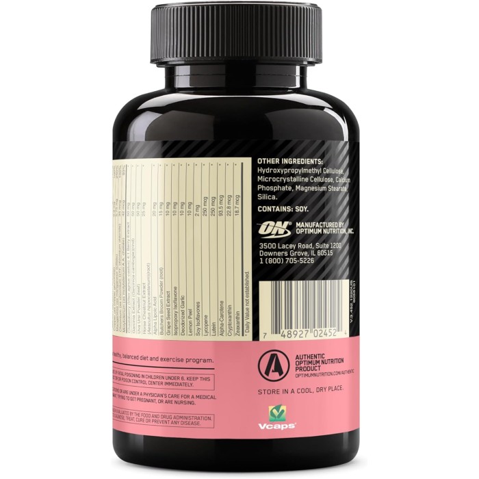 Optimum Nutrition Opti-Women 120 капсул, вітаміни та мінерали для жінок