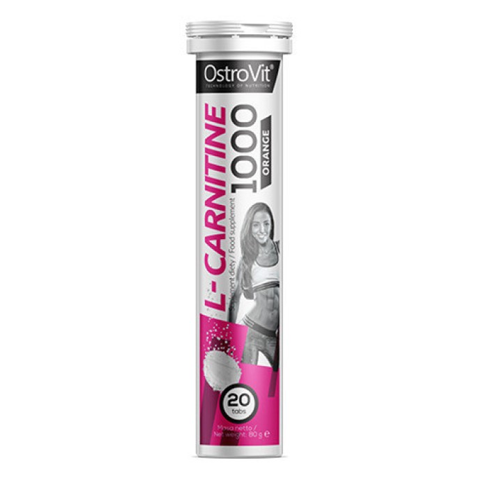 OstroVit L-Carnitine 1000 20 таблеток, жіросжігателя