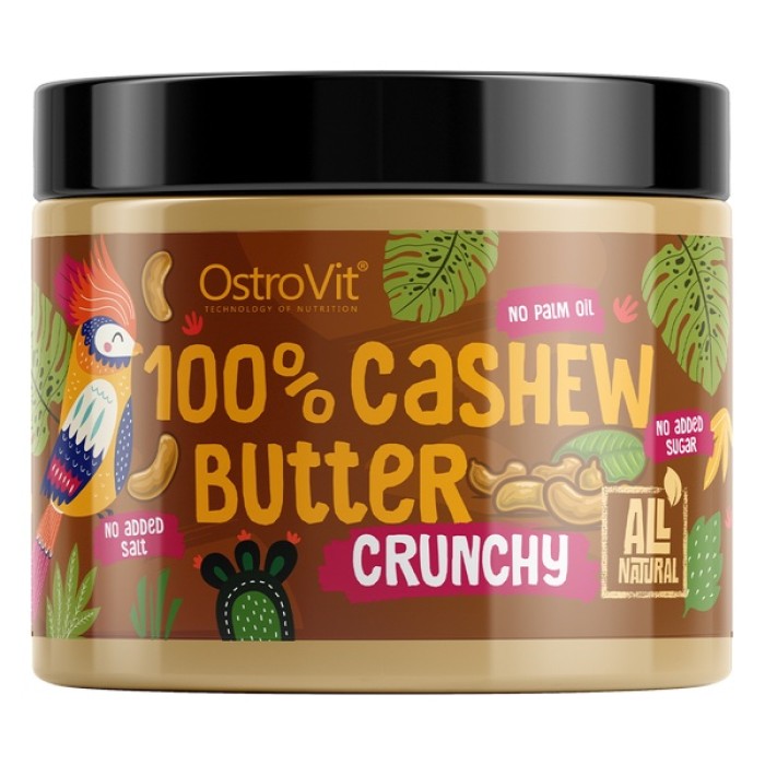 OstroVit 100% Cashew Butter 500 грам, масло з горіхів кешью