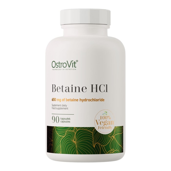 OstroVit Betaine HCL 90 капсул, гідрохлорид бетаїну