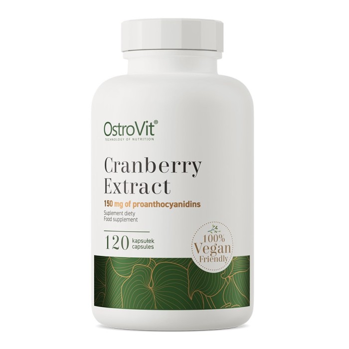 OstroVit Cranberry Extract Vege 120 капсул, екстракт плодів журавлини