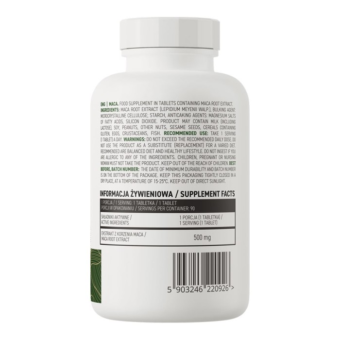 OstroVit Maca 90 таблеток, екстракт кореня маки