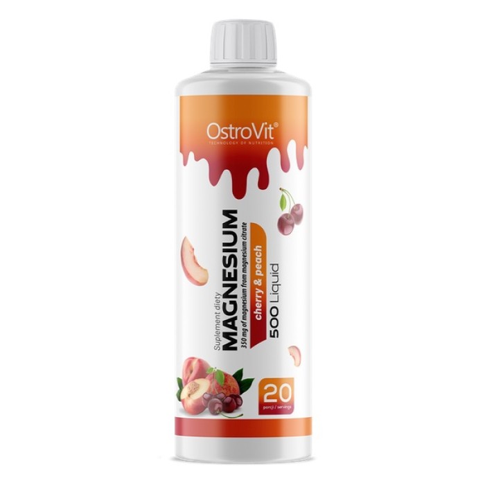 OstroVit Magnesium Liquid 500 мл, магній + вітамін В6