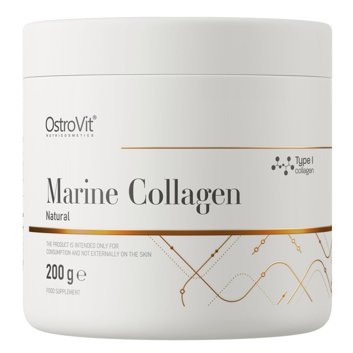 OstroVit Marine Collagen 200 грам, пептиди рибного колагену (гідролізовані), 1 типу
