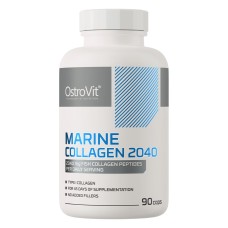 OstroVit Marine Collagen 2040 mg 90 капсул, риб'ячий колаген I типу
