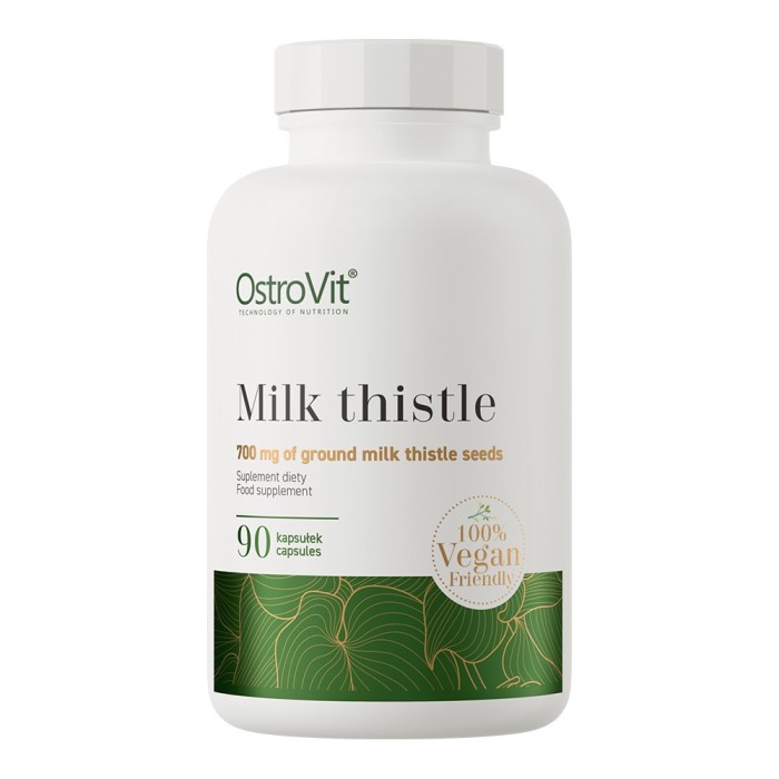 OstroVit Milk Thistle 700 mg 90 капсул, мелені насіння розторопші