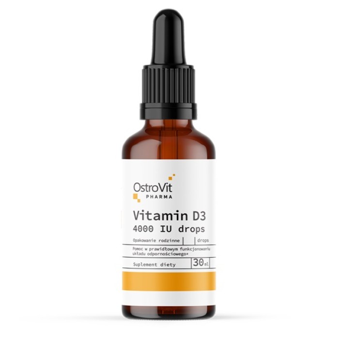 OstroVit Pharma Vitamin D3 4000 IU drops 30 мл, вітаміну D у краплях