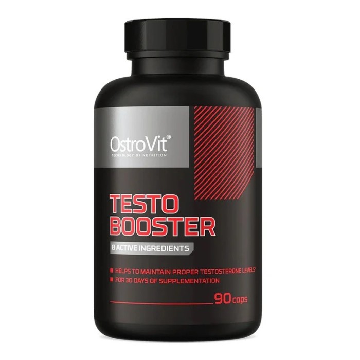 OstroVit Testo Booster 90 капсул, композиція з натуральних рослинних екстрактів і мінералів