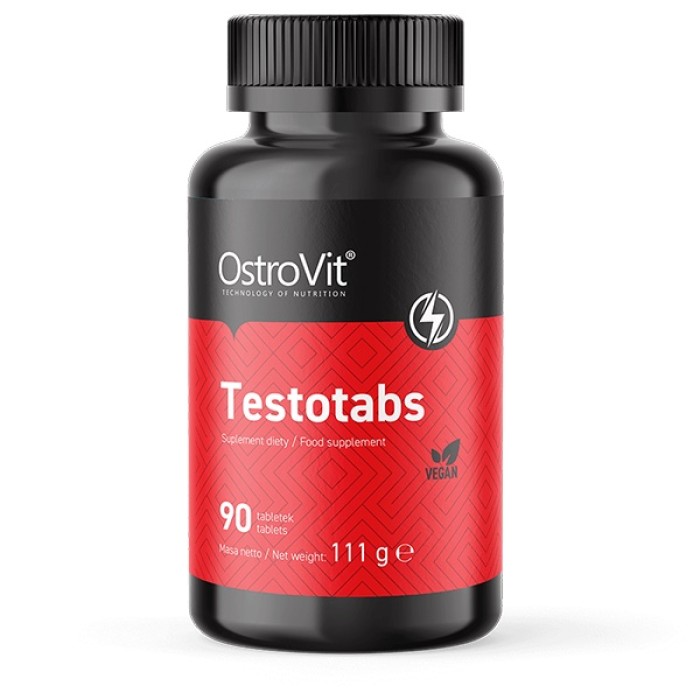OstroVit Testotabs 90 таблеток, композиція з натуральних рослинних екстрактів і мінералів