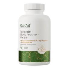 OstroVit Turmeric Black Pepper Ginger Vege 90 caps