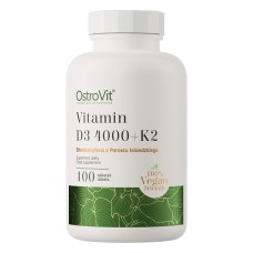 OstroVit Vitamin D3 4000 + K2 Vege 100 tabs