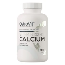 OstroVit Vitamin D3 + K2 Calcium 90 tabs