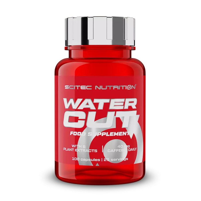 Scitec Nutrition Water Cut 100 капсул, суміш трав і поживних речовин