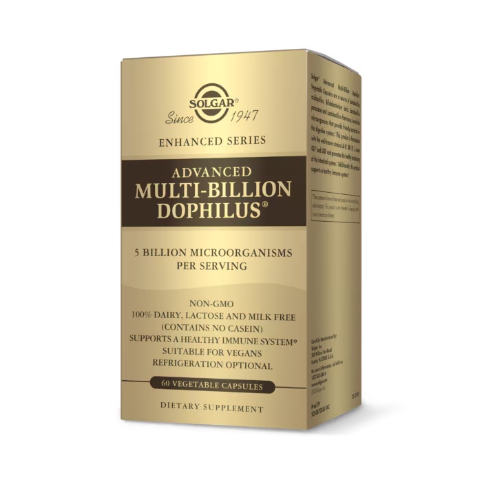 Solgar Advanced Multi-Billion Dophilus® 60 капсул, пробіотики