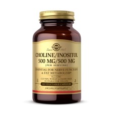 Solgar Choline/Inositol 500 mg/500 mg 100 caps