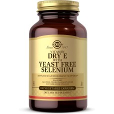 Solgar Dry Vitamin E with Yeast Free Selenium 100 caps
