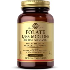 Solgar Folate 1,333 MCG DFE (800 MCG Folic Acid) 250 tabs