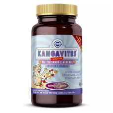 Solgar Kangavites Multivitamin & Mineral Bouncin' Berry Flavor 120 chewable tabs