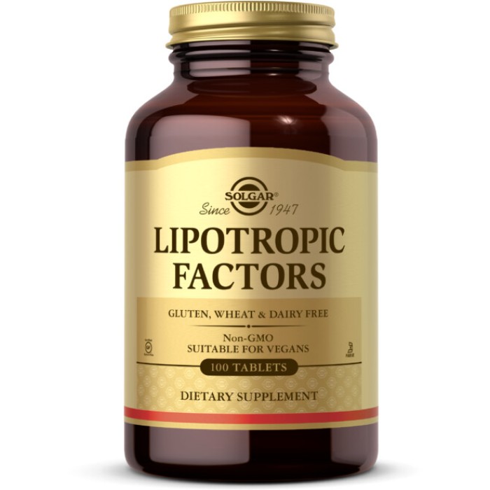 Solgar Lipotropic Factors 100 таблеток, ліпотропні фактори