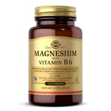 Solgar Magnesium with Vitamin B6 100 tabs