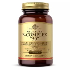 Solgar Megasorb B-Complex "50" 100 tabs